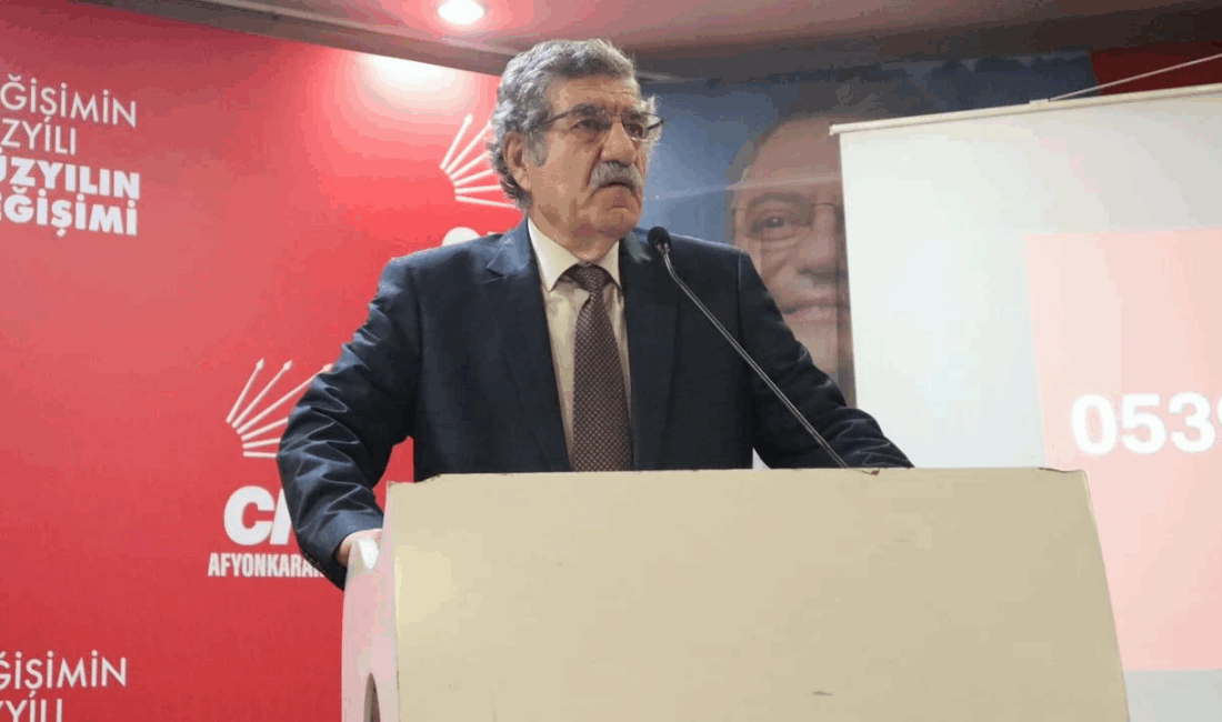 AK Parti Afyonkarahisar Milletvekili Ali Özkaya’nın, “CHP belediyeyi kazandıktan sonra