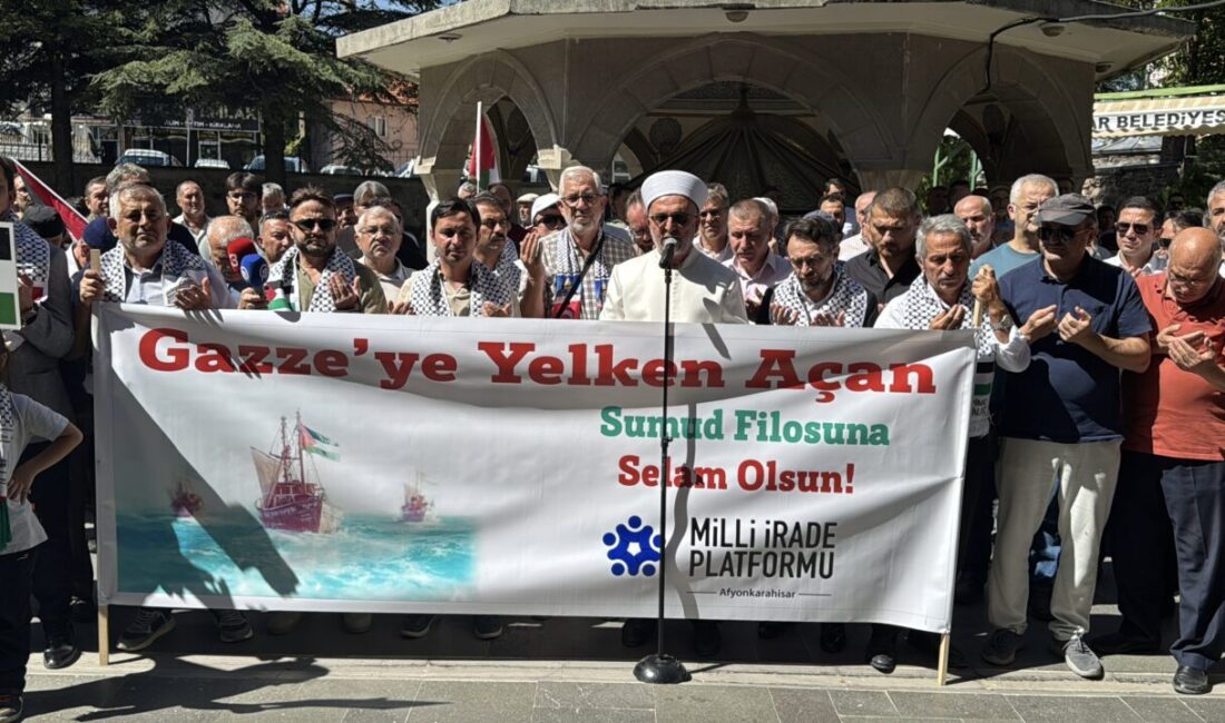 AFYONKARAHİSAR (AA) – Afyonkarahisar'da Milli İrade Platformu tarafından Filistin ve