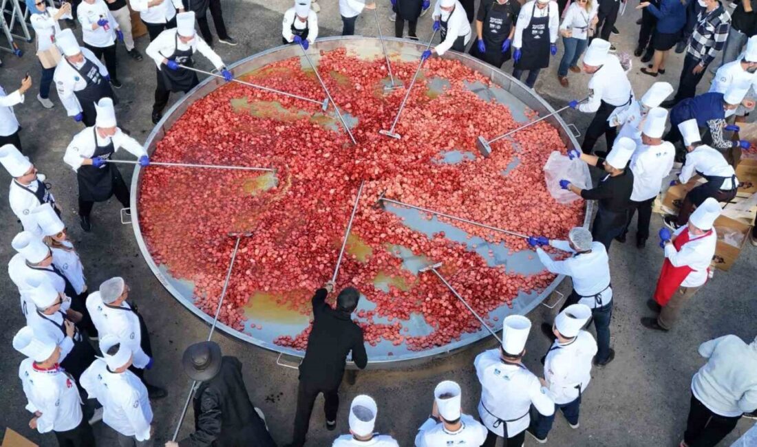 Afyonkarahisar’da gerçekleştirilen 7. Uluslararası Gastro Afyon Festivali’nde 100 şef 25