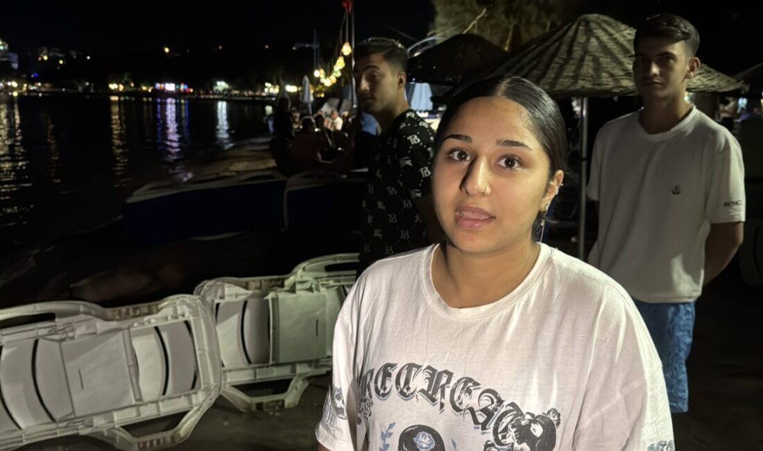 MUĞLA (AA) – Muğla'nın Bodrum ilçesinde denize giren Macaristan uyruklu