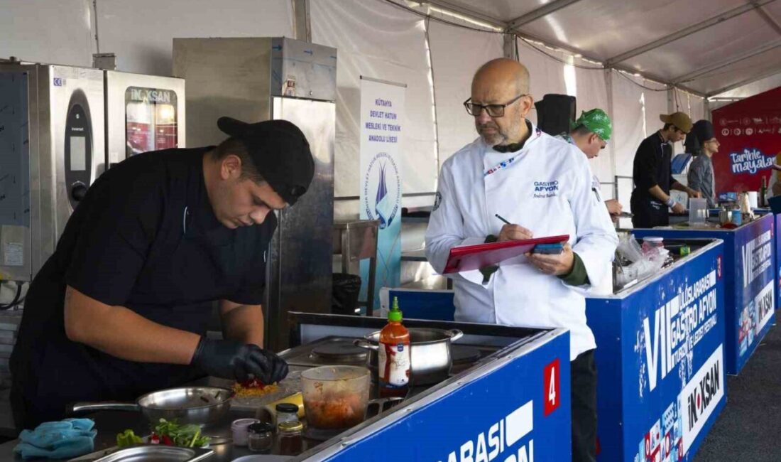 Afyonkarahisar’da bu yıl 7’ncisi düzenlenen Uluslararası GastroAfyon Turizm ve Lezzet