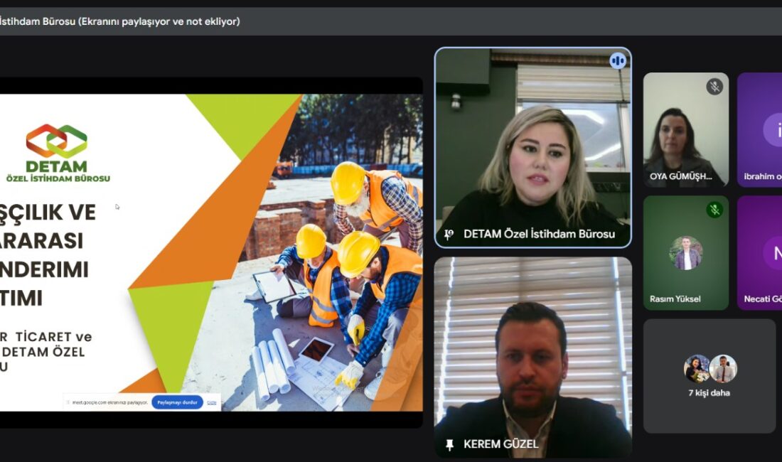 Eğitimlerin açılış konuşmasını ATSO Yönetim Kurulu Üyesi Kerem Güzel yaptı.