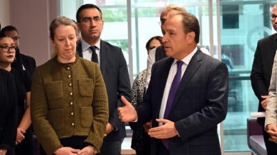 Konferans öncesinde, İbrahim Küçükkurt Konferans Salonu Fuaye Alanında GSF İç