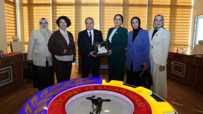 Ziyarete Yönetim Kurulu Üyeleri Nurten Acar ve Elif Çelik ile