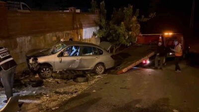 Bartın’ın Arıt Kavşağı’nda meydana gelen trafik kazasında, Bartın’dan Amasra istikametine