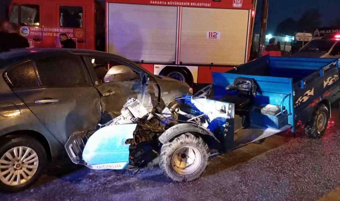 Kaza, akşam saatlerinde Sakarya’da yaşandı. Edinilen bilgilere göre, D.Y. kontrolündeki