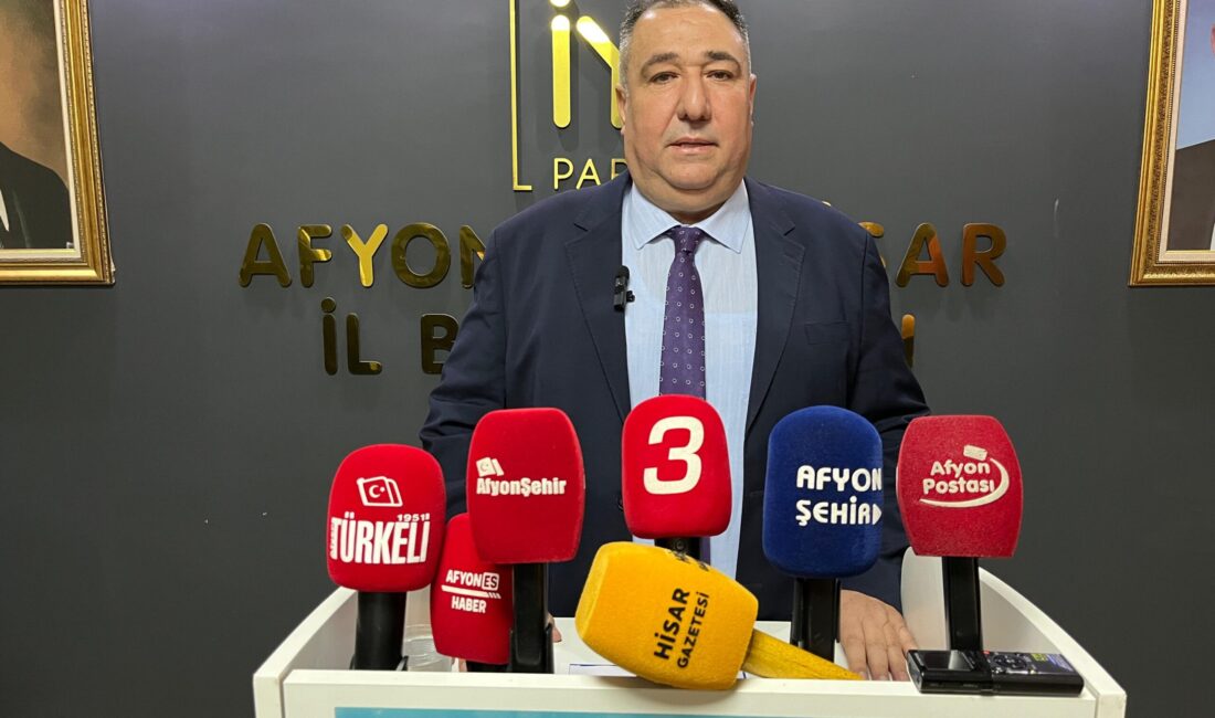   İYİ Parti Afyonkarahisar İl Başkanı Muhammet Mısırlıoğlu, Türk-İş ve