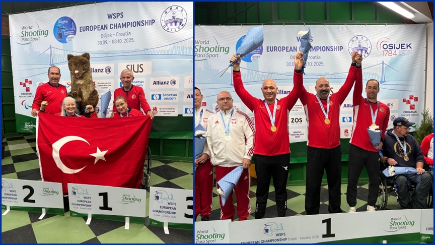 Türkiye Atıcılık Federasyonunun açıklamasına göre Osijek kentindeki organizasyon sona erdi.