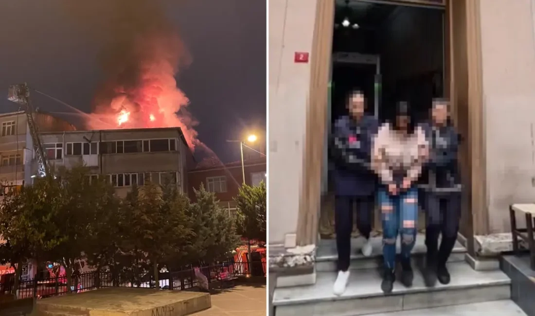 İstanbul’un Beyoğlu ilçesi Piyalepaşa Mahallesi’nde bir tekstil atölyesinin çatı katında