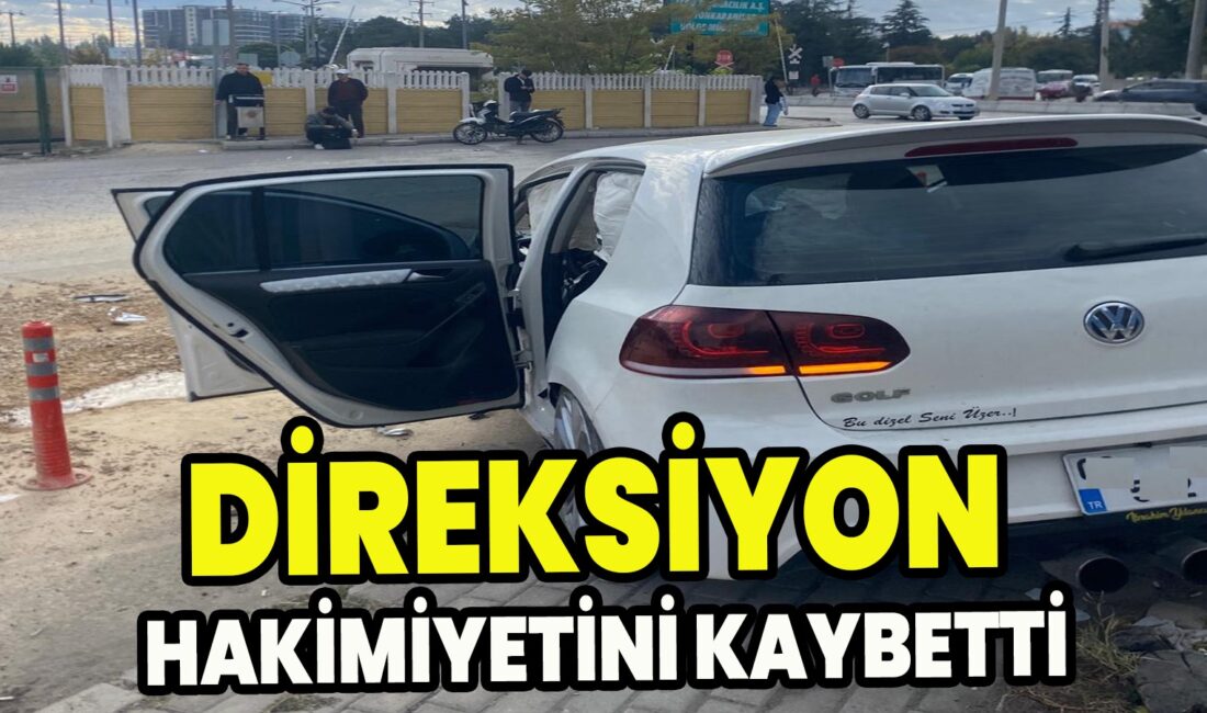 Yaşanan kazada 03 BS 552 plakalı otomobil sürücüsü ve yanında