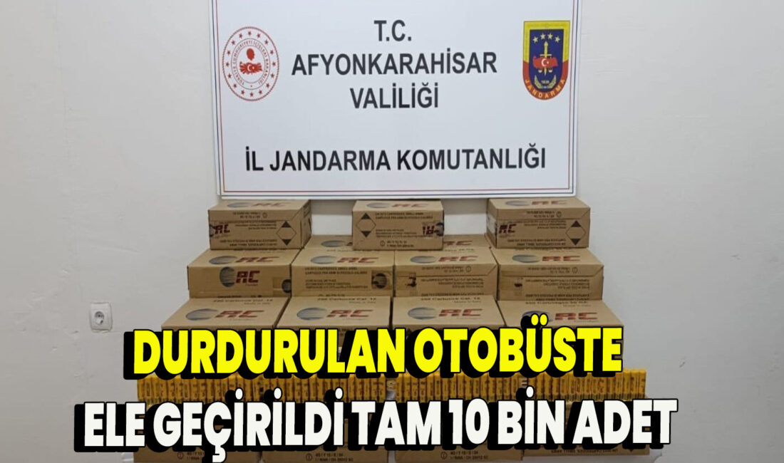 Yapoılan çalışmalar neticesinde;  Afyonkarahisar’ın Dinar ilçesinde, adli makamlardan alınan arama