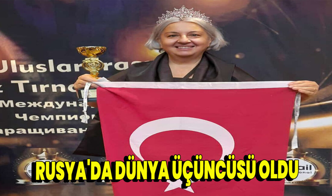 Afyonkarahisar’da güzellik sektöründe hizmet veren Anka Tülay Kıran, Rusya’da düzenlenen