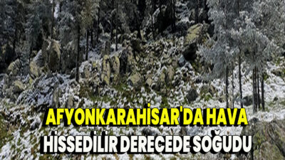 Afyonkarahisar’da dün gece etkili olan hafif kar yağışı, özellikle Kocatepe