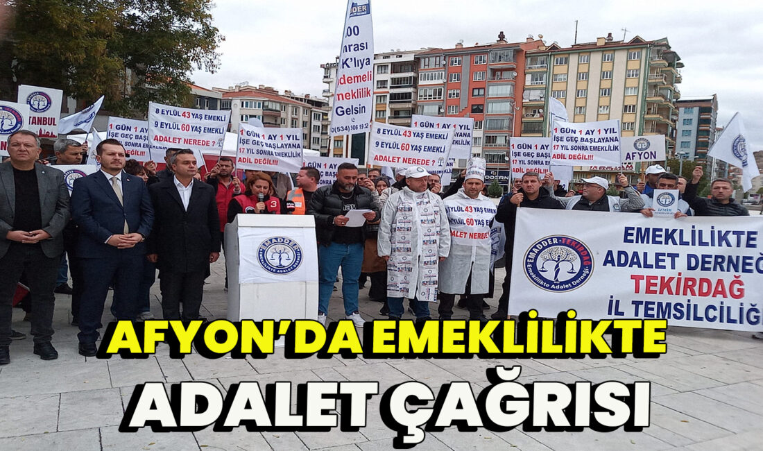 Afyon’da Kademeli Emeklilik Tepkisi: “Biz Yük Değil, Yük Taşıyanlarız!” **Emeklilikte