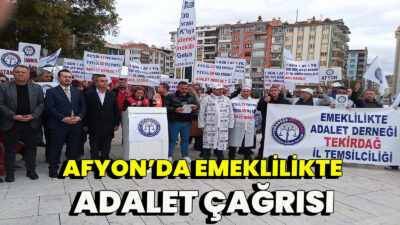 Afyon’da Kademeli Emeklilik Tepkisi: “Biz Yük Değil, Yük Taşıyanlarız!” **Emeklilikte