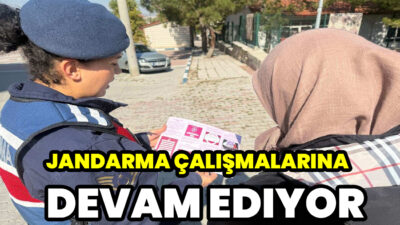 Afyonkarahisar İl Jandarma Komutanlığı Merkeze bağlı Salar ve Işıklar beldelerinde