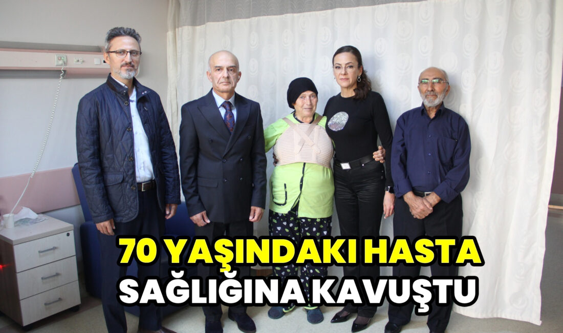 Afyonkarahisar Devlet Hastanesinde gerçekleştirilen başarılı açık kalp ameliyatı ile 70