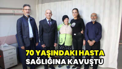 Afyonkarahisar Devlet Hastanesinde gerçekleştirilen başarılı açık kalp ameliyatı ile 70