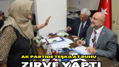 İl Başkanlığı tarafından belirlenen takvim doğrultusunda yapılan toplantılara; İlçe Başkanları