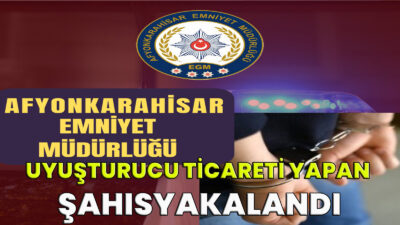 Yapılan çalışmalar neticesinde; Hakkında; Uyuşturucu veya Uyarıcı Madde Ticareti Yapma