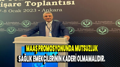 Aktaş yaptığı açıklamada; “Sağlık Bakanlığı personelinin maaş promosyonuna dair bir