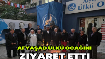 AFYAŞAD üyesi yazar ve şairler Ülkü Ocakları Afyonkarahisar İl Başkanı