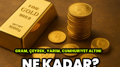 Altın fiyatları 26 Ekim Pazar günü araştırıldı. Gram altın ne