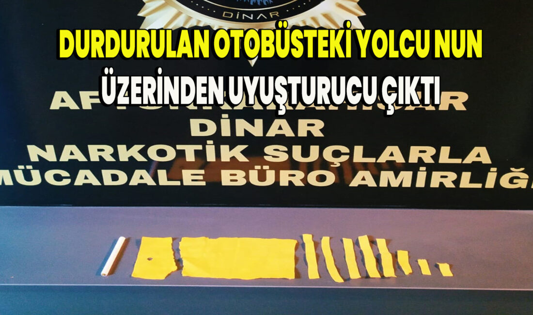 Otobüs içrisinde yapılan aramada; 11 Adet peçeteye emdirilmiş uyuşturucu maddesi