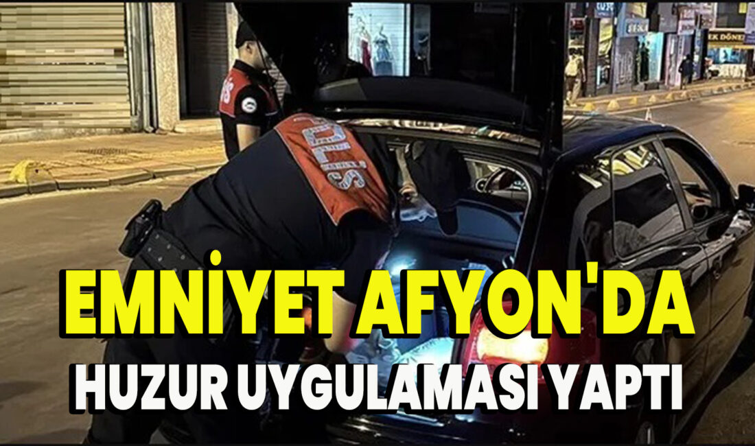 Emniyet Müdürlüğü görevlilerimizce 20- 27 Ekim 2025 tarihleri arasında; ·