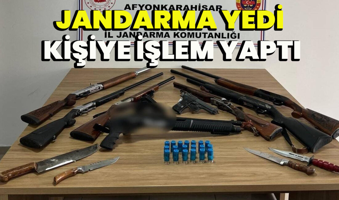 Yapılan çalışmalar neticesinde; Afyonkarahisar ili Merkez ilçesinde adli makamlardan alınan