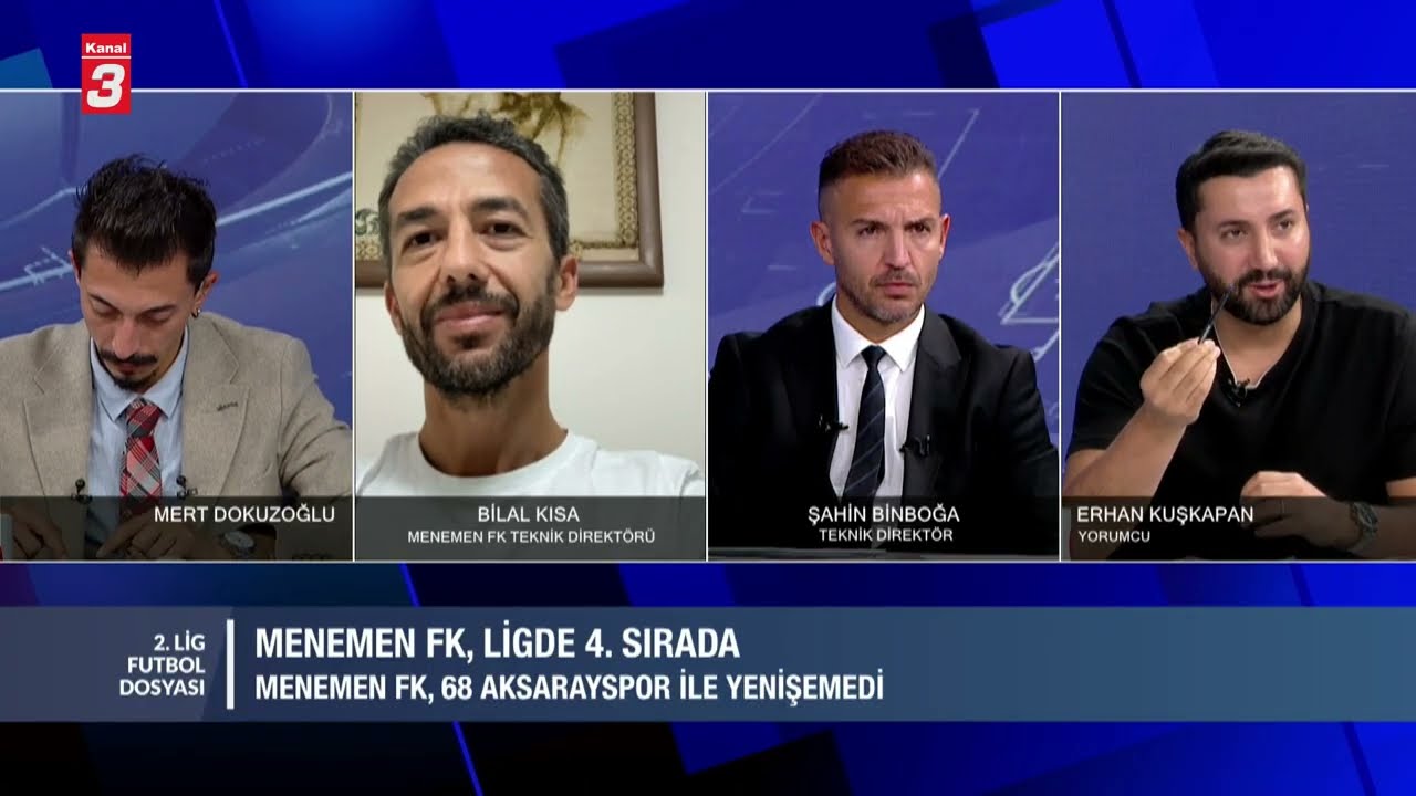2.Lig Futbol Dosyası | Teknik Direktör Şahin Binboğa | 7 Ekim 2025