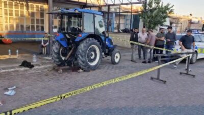 Traktör tamiri sırasında aracın “T demiri” ile kabin kısmı arasına