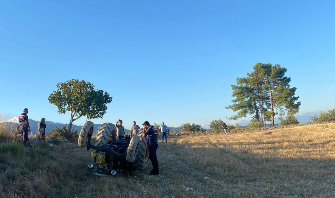 Edinilen bilgilere göre, Bayram Keskin kendisine ait arazide traktörüyle çalışma yaptığı