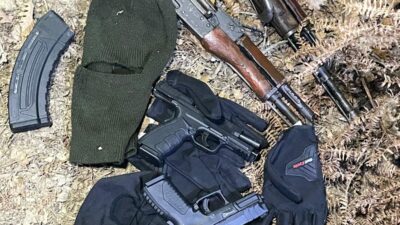 Olayın ardından polis ekiplerinin kısa sürede yakaladığı şüphelilere ait teçhizatlar