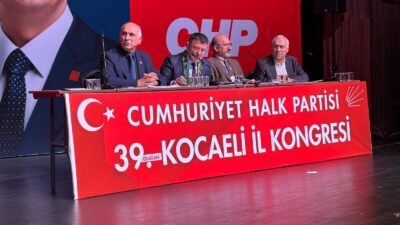 Kocaeli Kongre Merkezi’nde düzenlenen CHP Kocaeli İl Başkanlığı’nın 39. Olağan