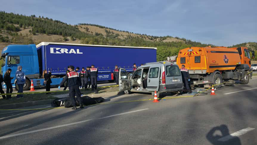 Amasya’da dün meydana gelen ve büyük üzüntüye yol açan trafik