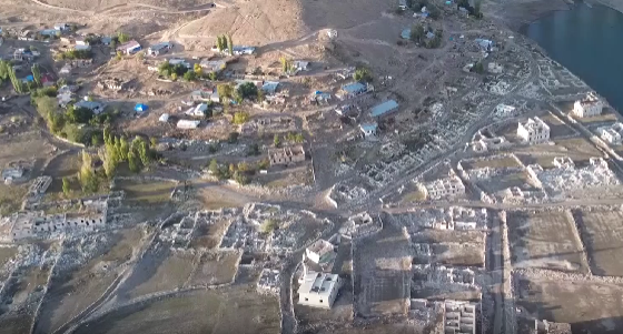 Kars’ın Sarıkamış ilçesinde yer alan Karakurt HES Barajı, 8 Şubat