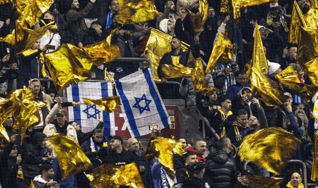 İsrail ekibi Maccabi Tel-Aviv taraftarları, UEFA Avrupa Ligi’nde takımlarının 6