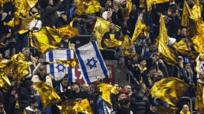 İsrail ekibi Maccabi Tel-Aviv taraftarları, UEFA Avrupa Ligi’nde takımlarının 6