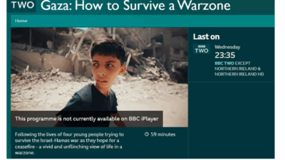 İngiltere medya denetleme kurumu Ofcom, BBC’ye Gazze’deki çocukların yaşamını konu