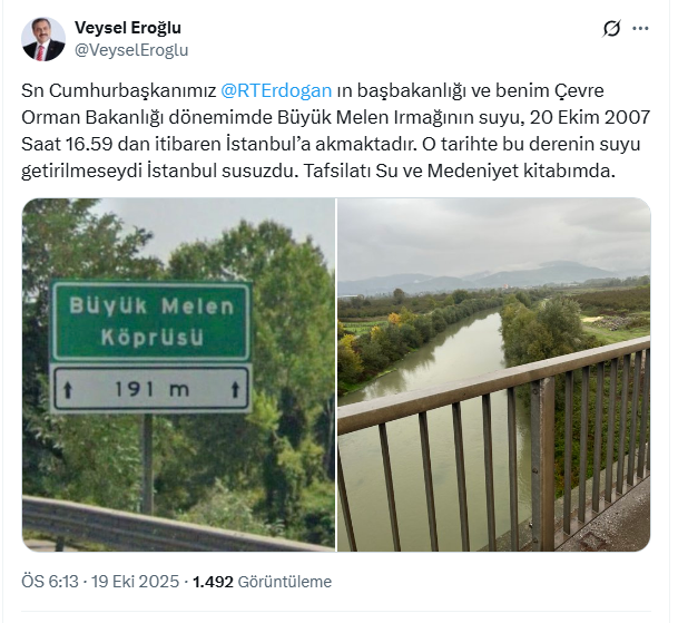 AK Parti hükümetleri döneminde uzun süre Çevre – Orman Bakanı