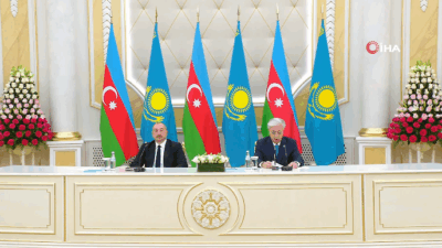 Azerbaycan Cumhurbaşkanı İlham Aliyev, Kazakistan Cumhurbaşkanı Kasım Cömert Tokayev’in daveti