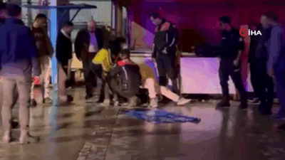 Hastaneye kaldırılan Oğuz D.‘bin hayati tehlikesinin olduğu öğrenilirken, polis olayı