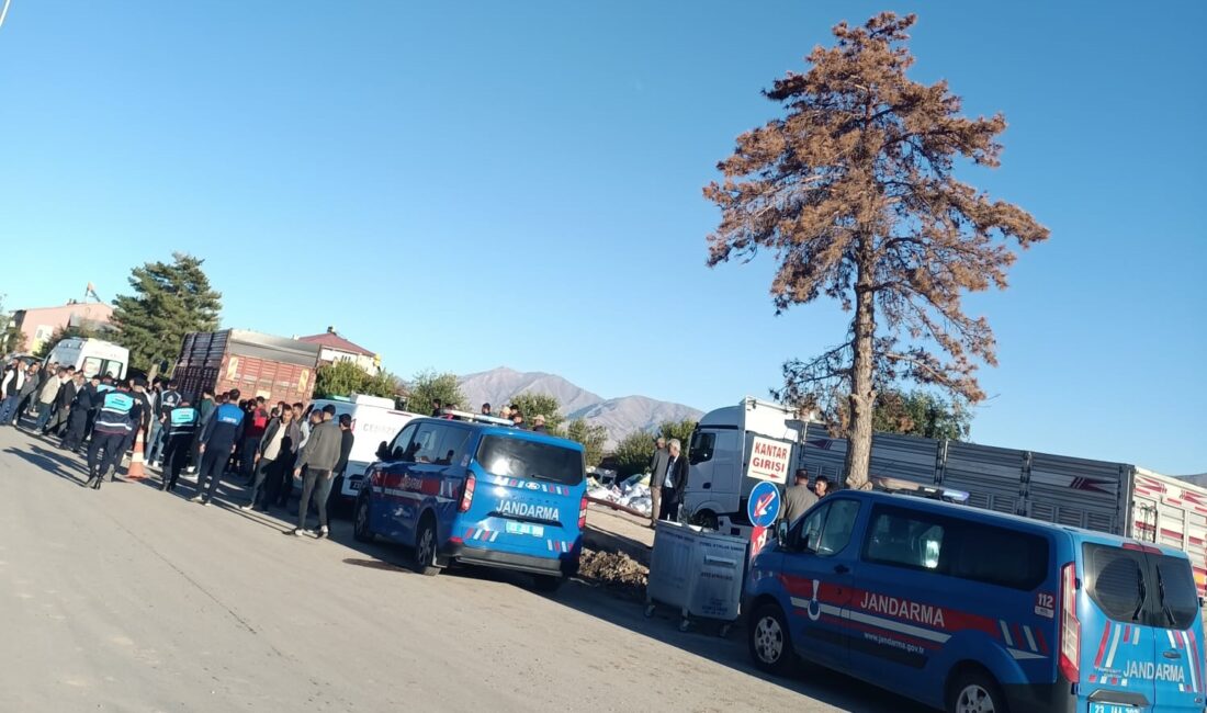 Elazığ’da dün akşam saatlerinde meydana gelen kazada, sürücüsünün kontrolünü kaybettiği