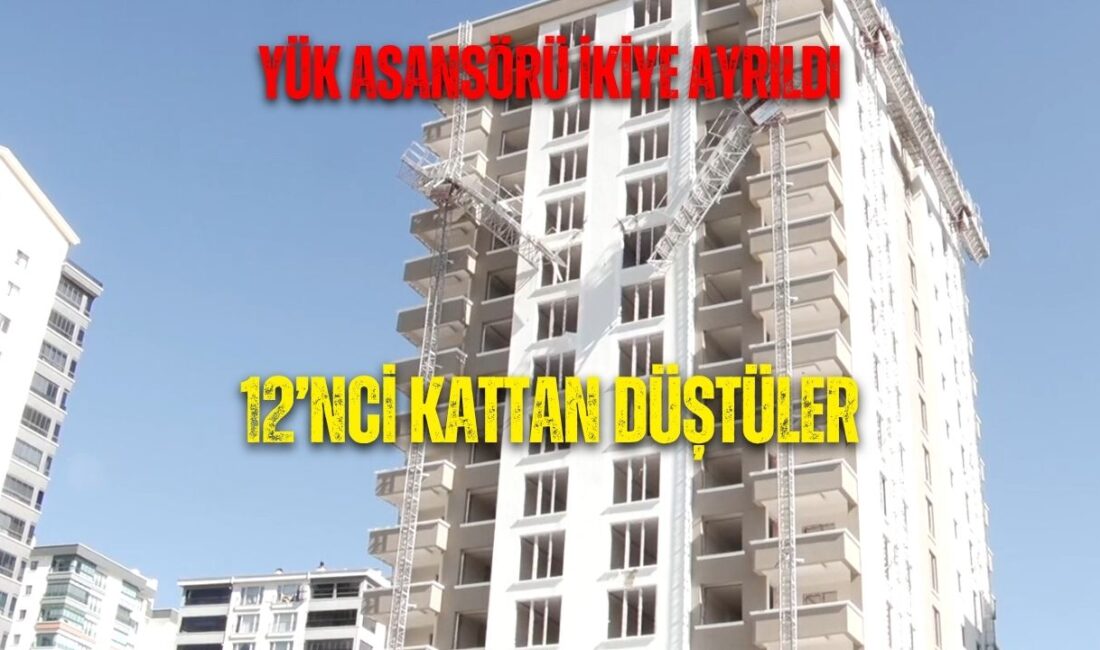 Ana Sayfa › Asayiş › Yük Asansörü İkiye Ayrıldı, İki