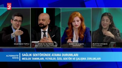 Süleyman Topcu sunumuyla Alternatif Bakış programının bugünkü konukları Genç Sağlık