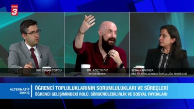 Süleyman Topcu sunumuyla Alternatif programının bugünkü konukları Akademisyen Aziz Yıldız