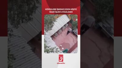 Balıkesir’de köpeklere eziyet eden bir şahıs hakkında idari işlem başlatıldı.