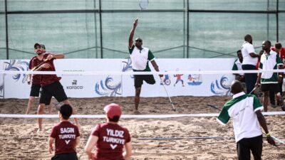 Mersin’de organize edilen Dünya Bedensel Engelliler Plaj Oyunları’nda eleme müsabakaları