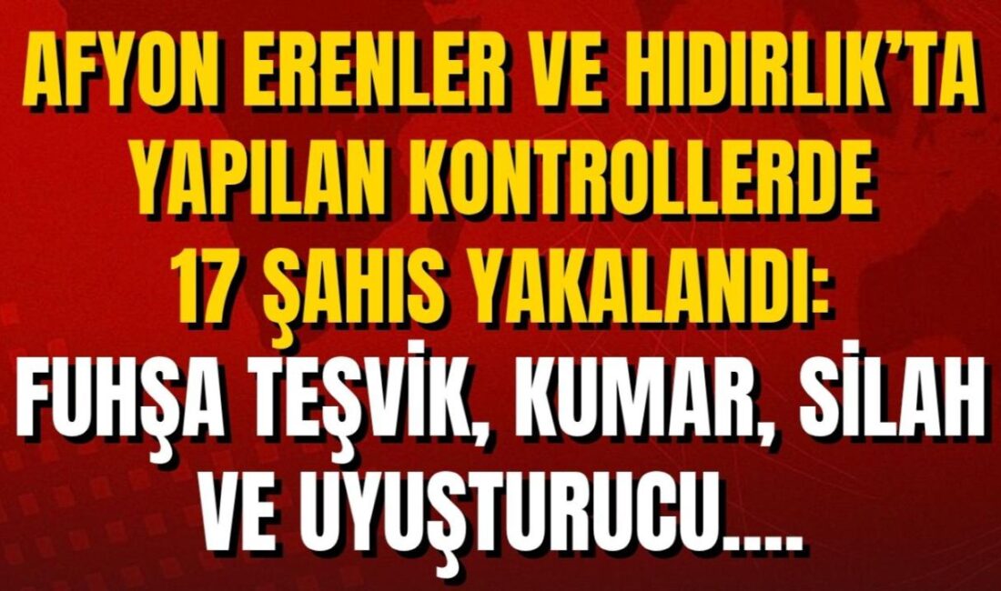 Afyonkarahisar İl Emniyet Müdürlüğü ekipleri, 29 Eylül – 5 Ekim